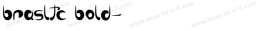 brasltc bold字体转换